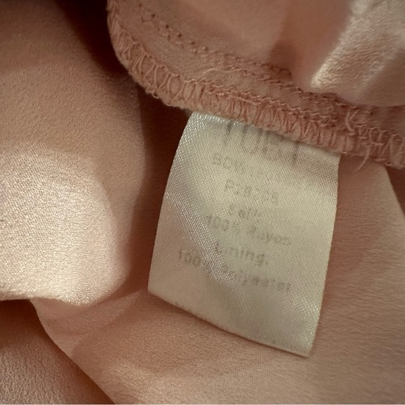 TOBI Flowy Tunic / Off Shoulder Mini Dress Boho Hippie Embroidered Floral Pink M - Picture 3 of 7